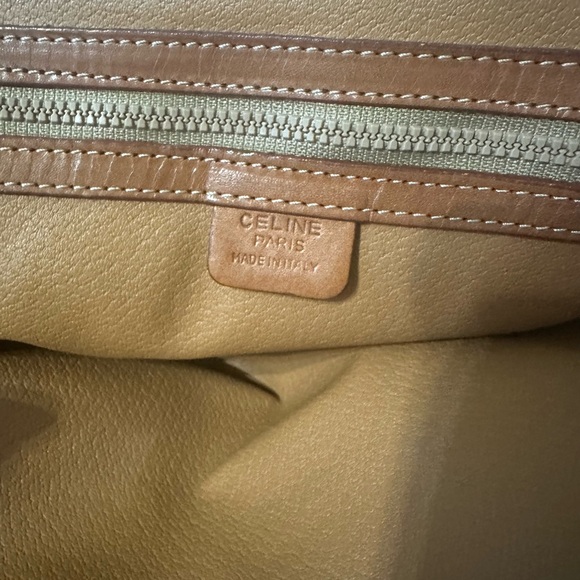 Celine Brown Leather Satchel - Picture 9 of 10